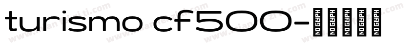 turismo cf500字体转换